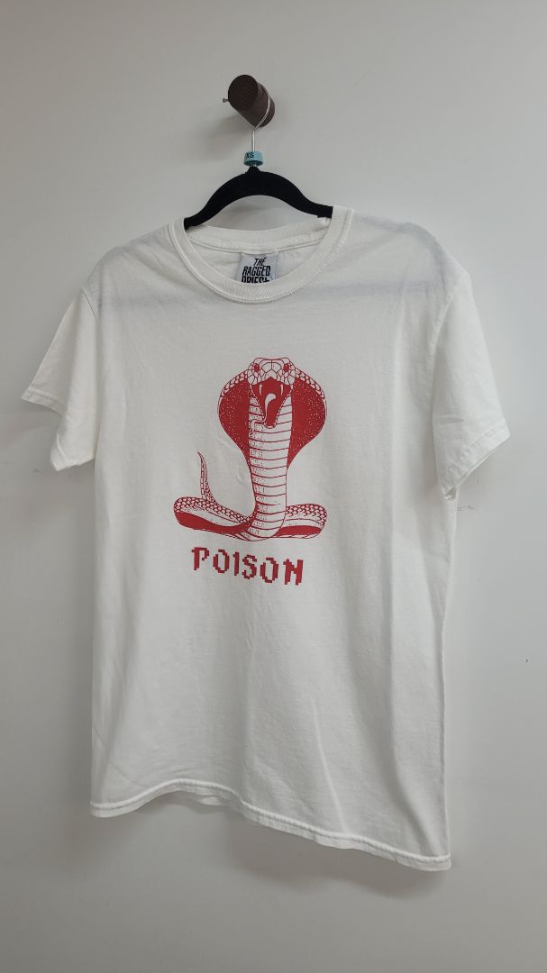 White and red The ragged priest Short Sleeve Top, XS