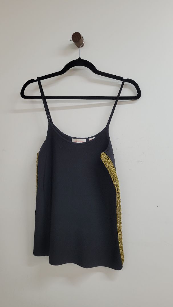black,gold Sass & Bide Short Sleeve Top, xs