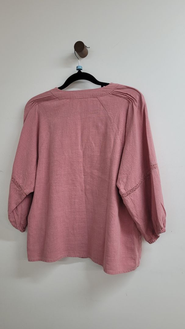 Pink Humidty Short Sleeve Top, xs