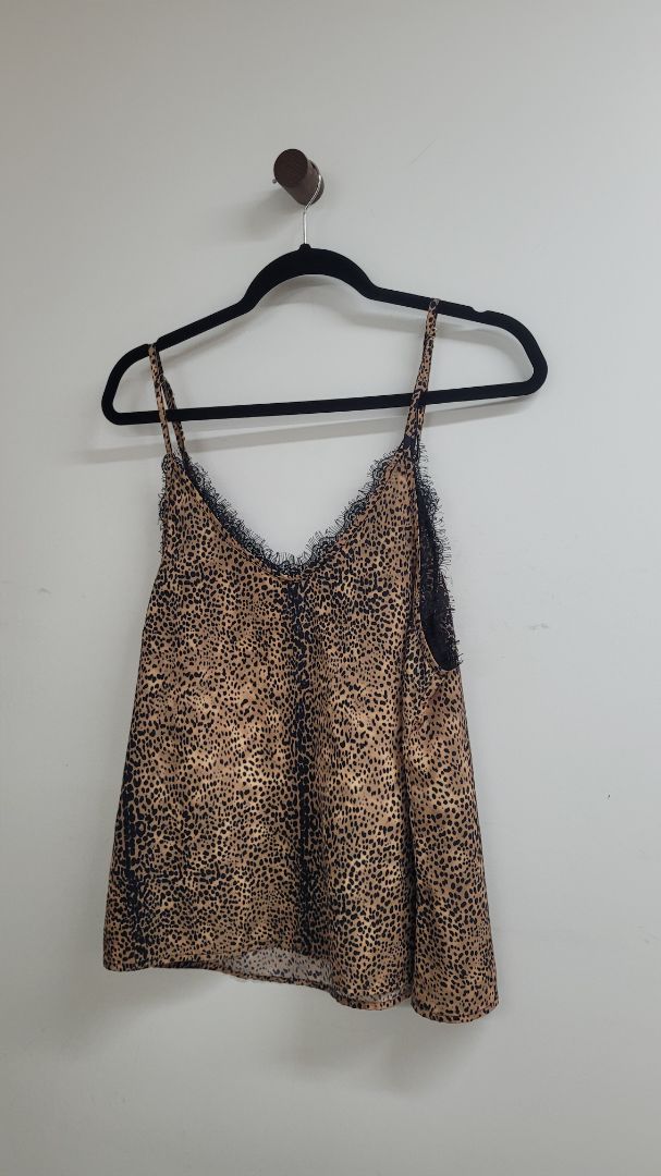 Animal Print Remain Short Sleeve Top, 12