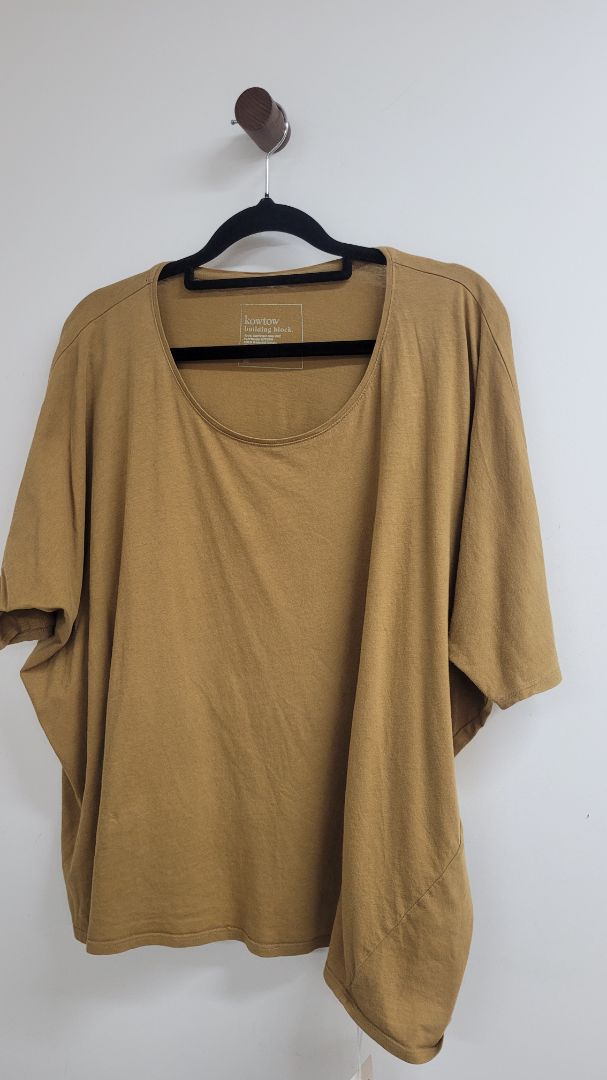 mustard Kowtow Short Sleeve Top, xs