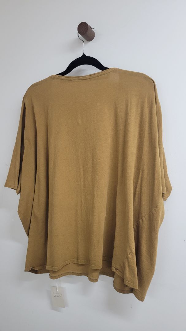 mustard Kowtow Short Sleeve Top, xs