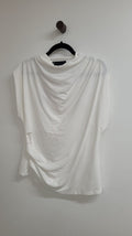 White Moochi Short Sleeve Top, 10