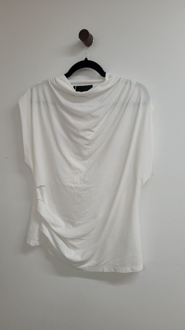 White Moochi Short Sleeve Top, 10