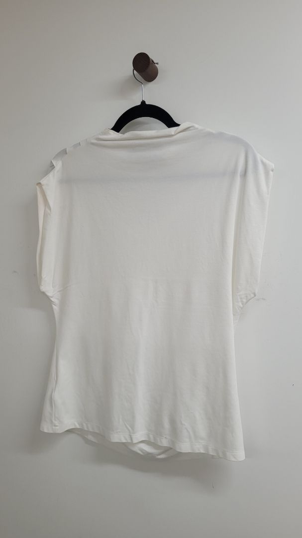 White Moochi Short Sleeve Top, 10