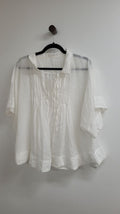 White Lee Mathews Long Sleeve Top, 1