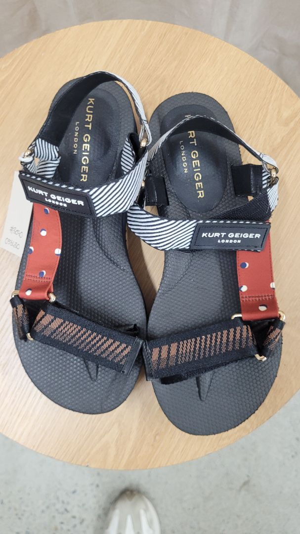 Black red kurt geiger Sandals, EU40