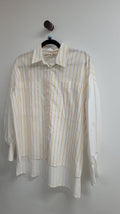 White and yellow Cooper Shirt, xs