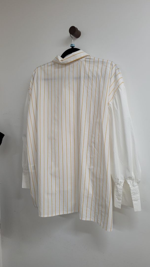 White and yellow Cooper Shirt, xs