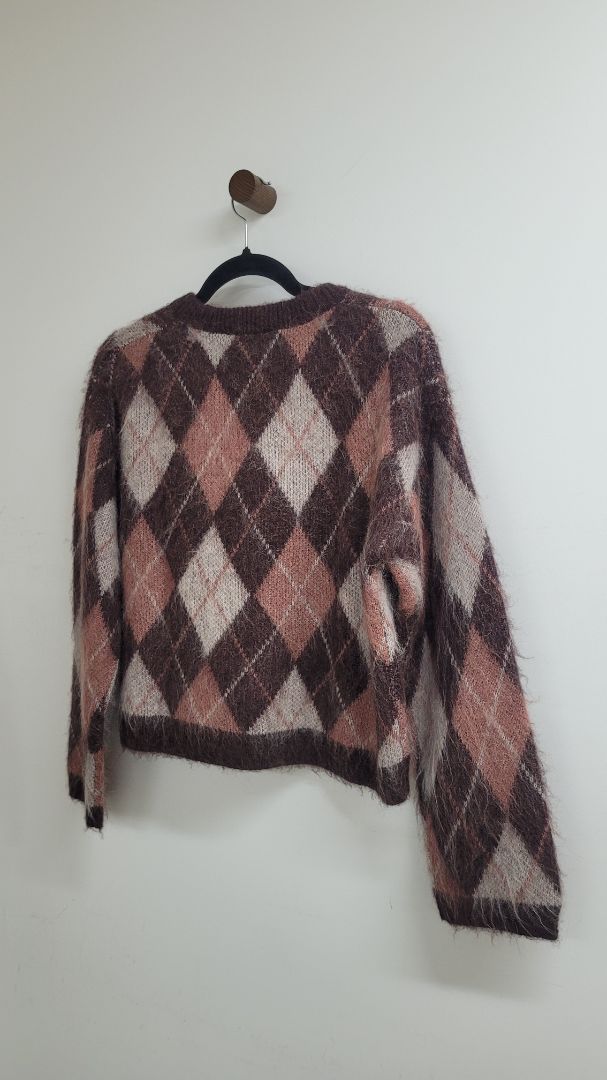 Brown and pink Country Road Jumper, XS