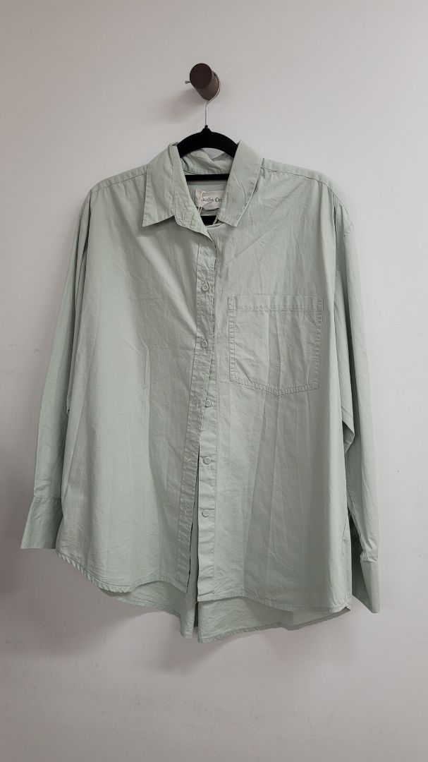 Green Caitlin Crisp Shirt, 10