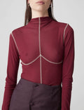 Red Atoir Long Sleeve Top, M