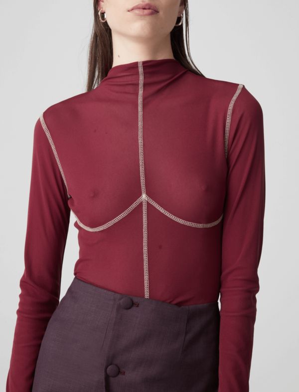 Red Atoir Long Sleeve Top, M