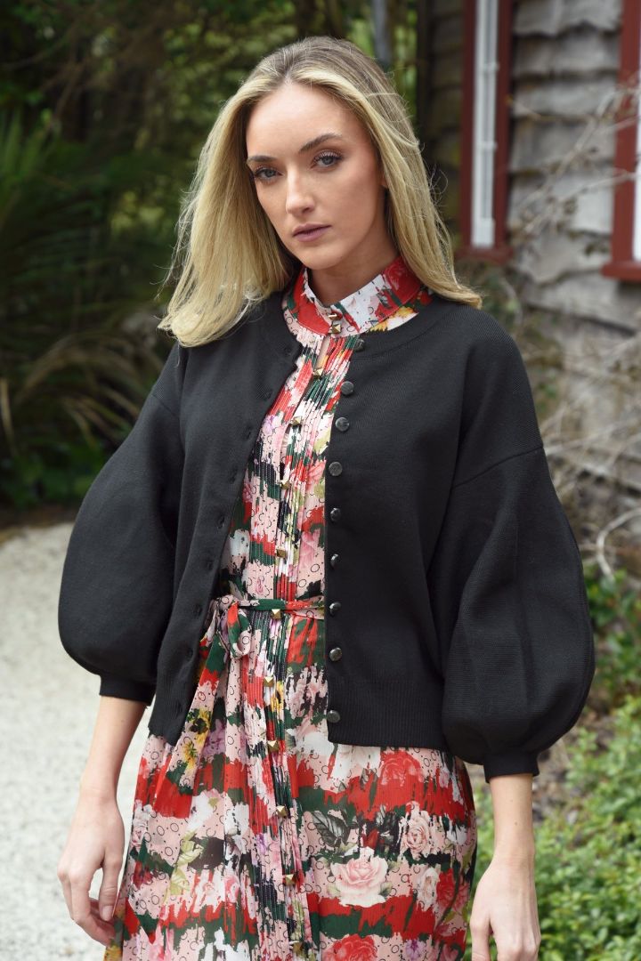 Black Coop Cardigan, S