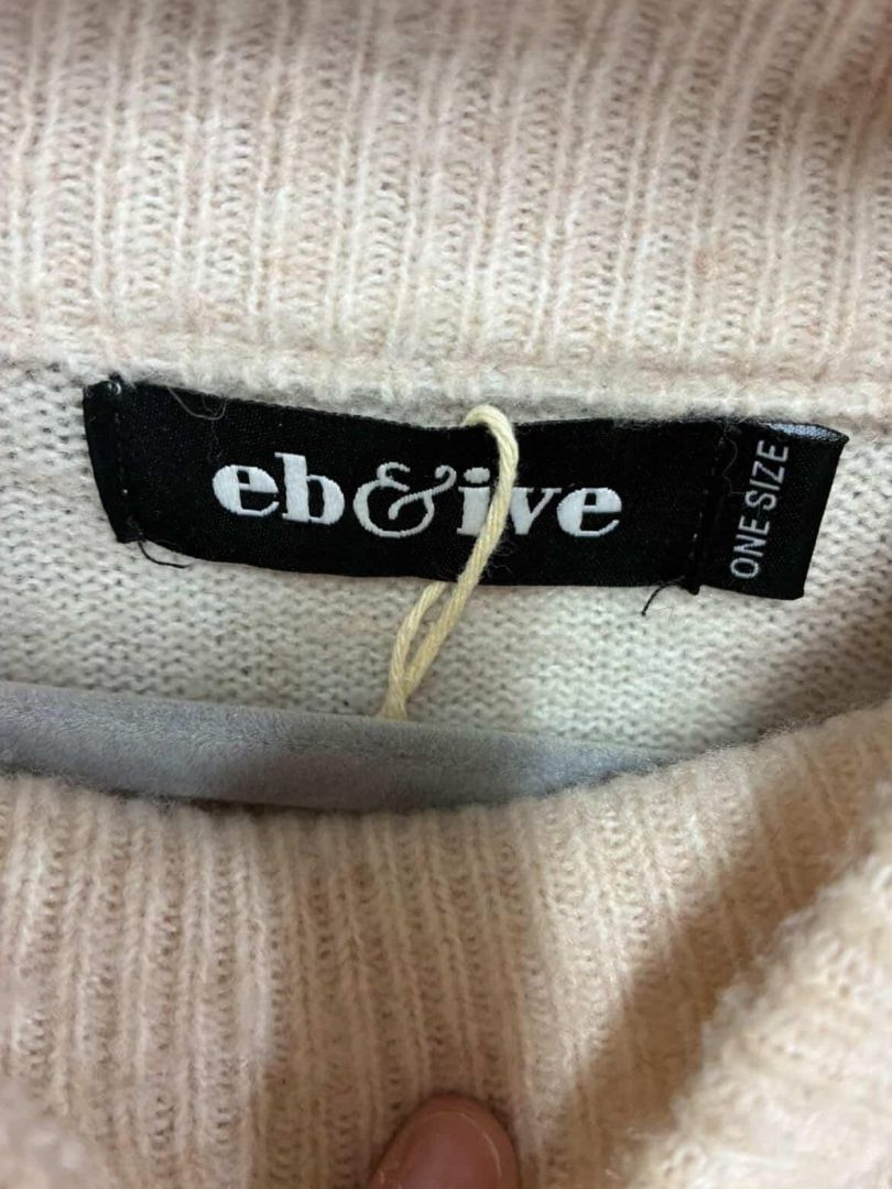 Beige Eb & Ive midi knit, one size