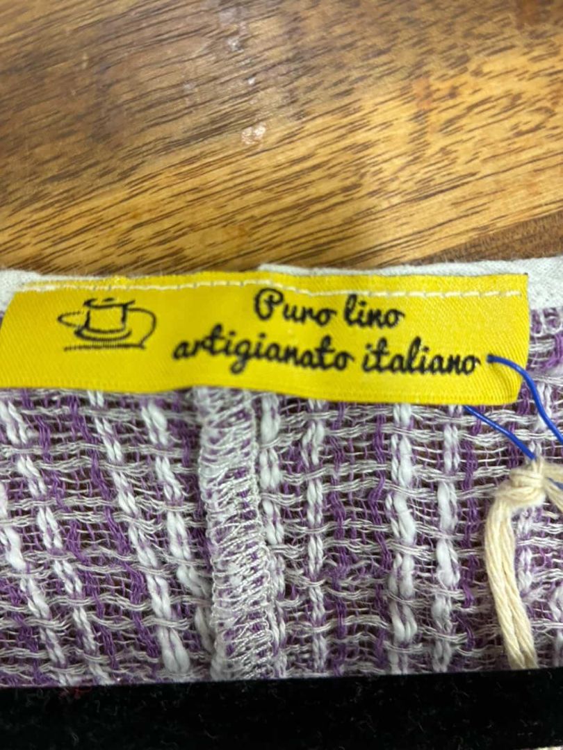 purple puro lino Dress, M