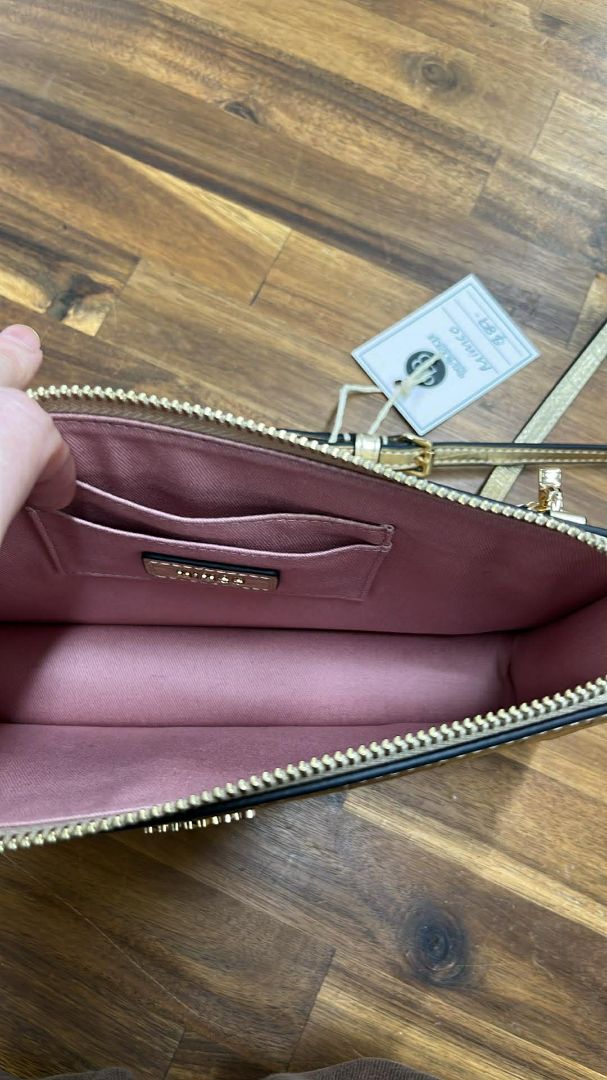 Gold Mimco Handbag