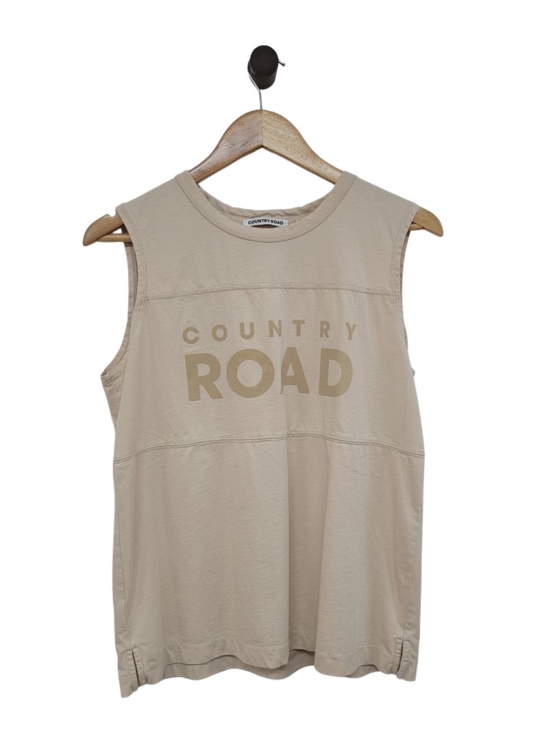 Beige Country Road Singlet, s