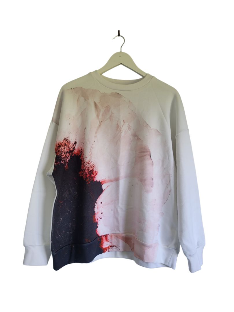 White red Alexander McQueen Jumper, L