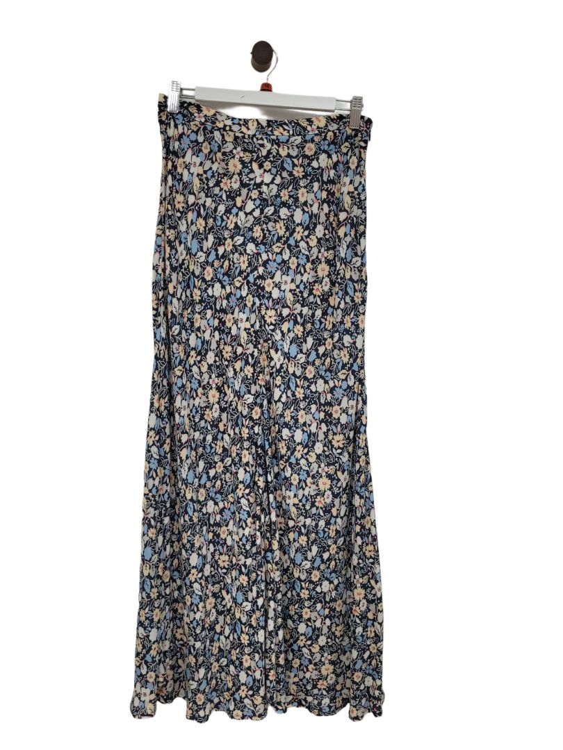 Blue floral MAX Maxi skirt, 10