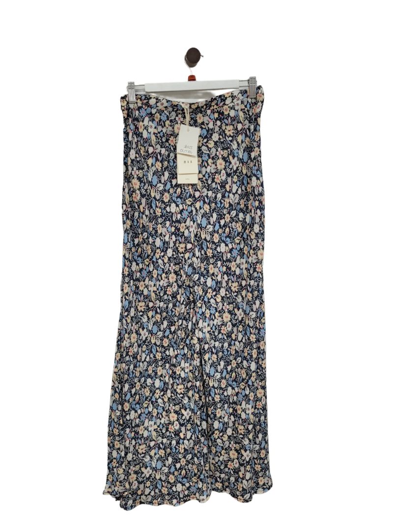 Blue floral MAX Maxi skirt, 10