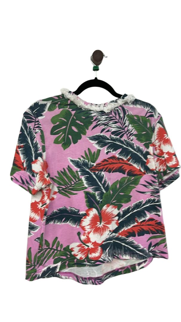 Purple and green Cooper Short Sleeve Top, M