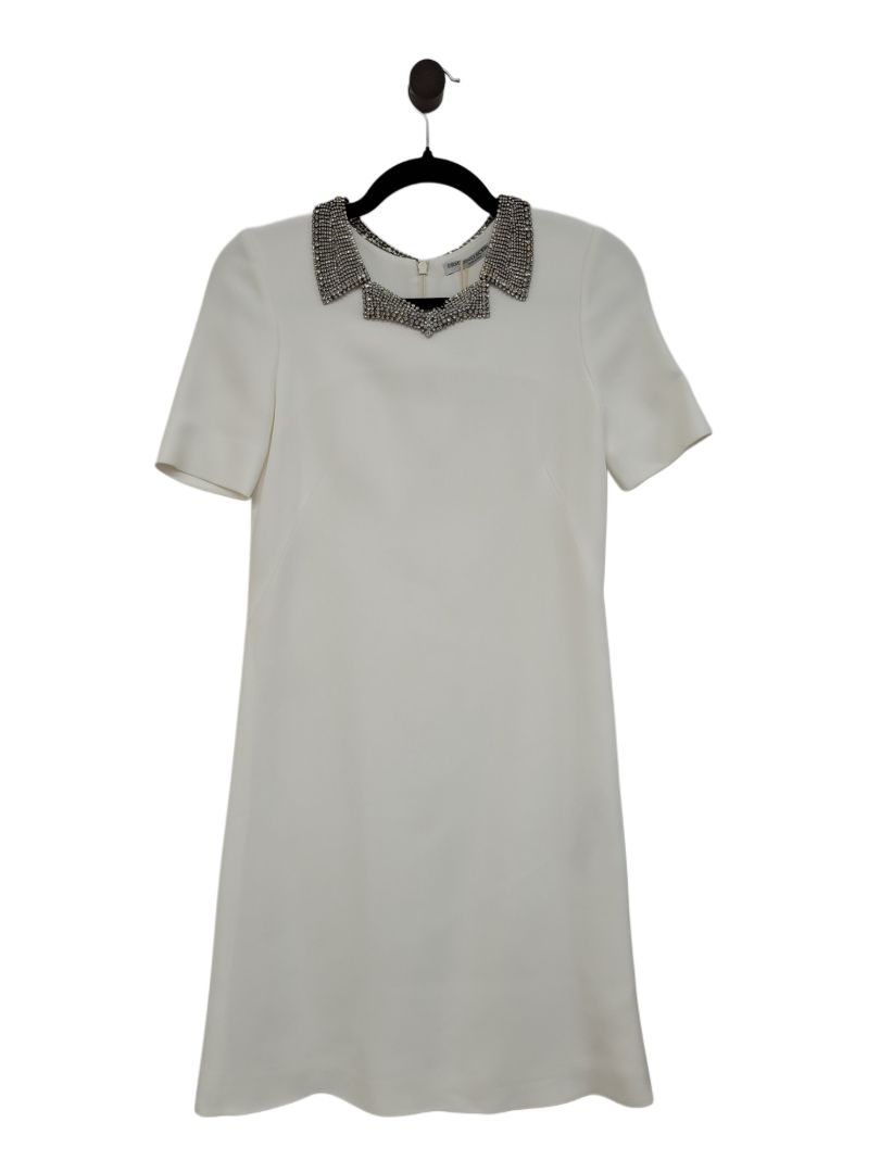White with silver neckline Ermanno Scervino Dress, xs