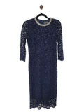 Navy Ermanno Scervino Dress, xs