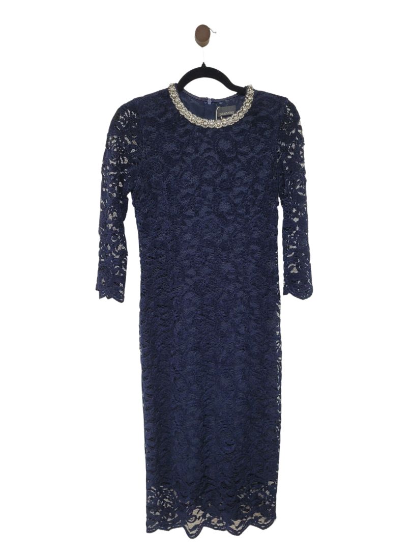 Navy Ermanno Scervino Dress, xs