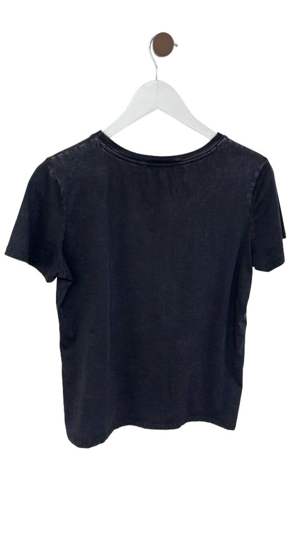 black Garcia Short Sleeve Top, M