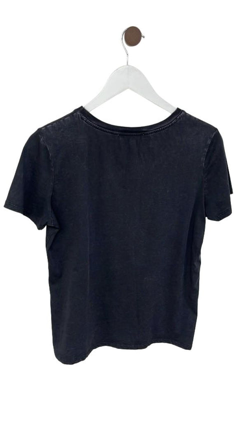 black Garcia Short Sleeve Top, M