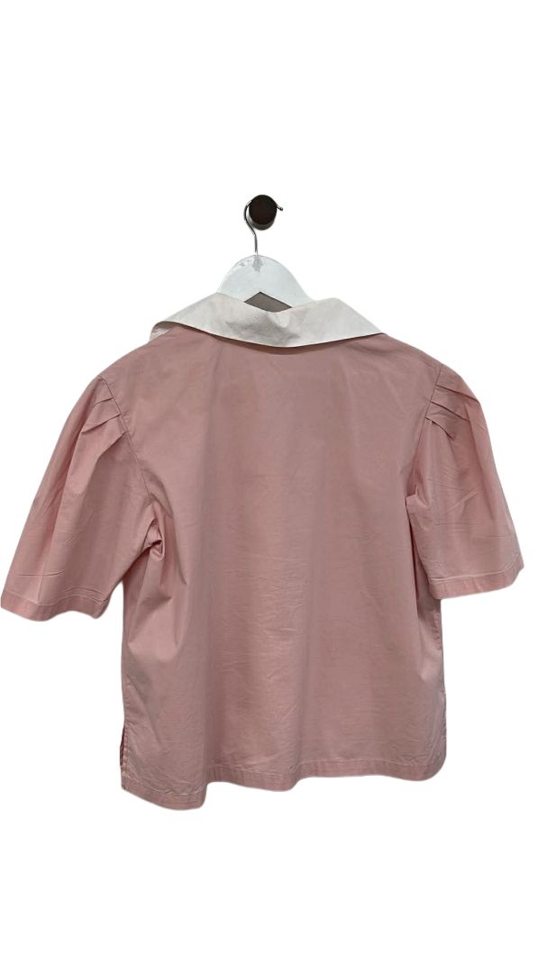 pink luxe de valentina Short Sleeve Top, 8