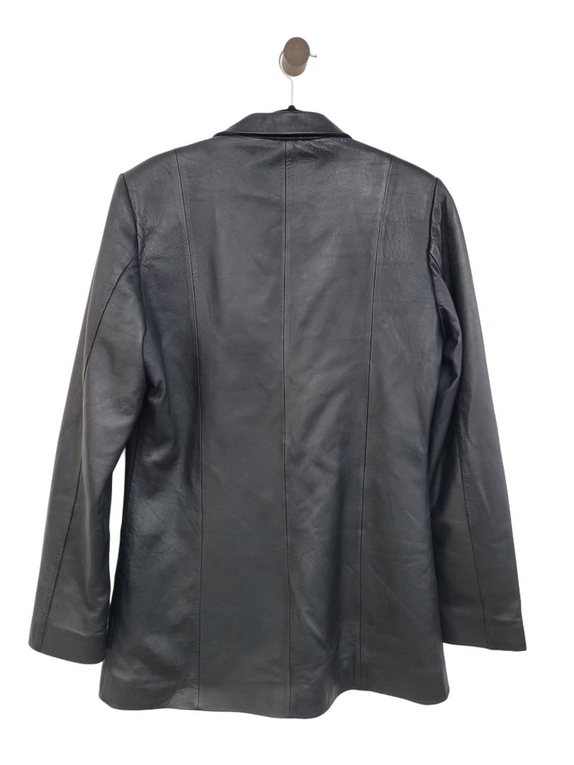 Black Apostl Leather blazer, 12