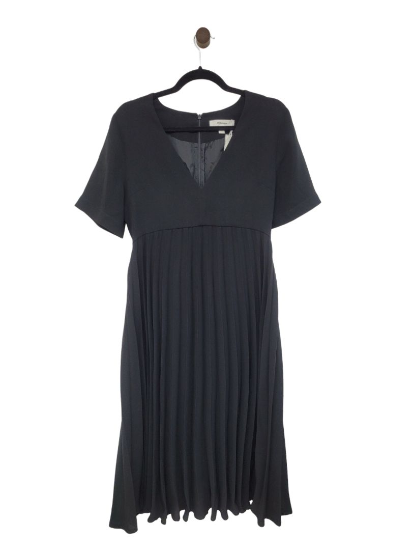 Black Juliette Hogan Pleated midi, 8