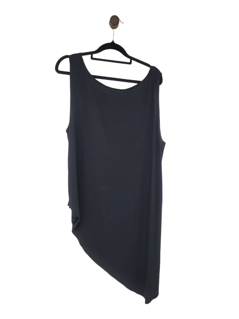 Black Honest John Short Sleeve Top, L/XL