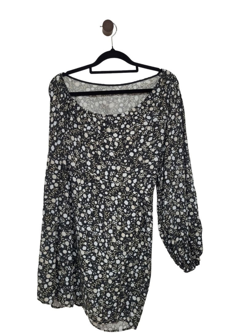 Black floral Shona Joy Dress, 12