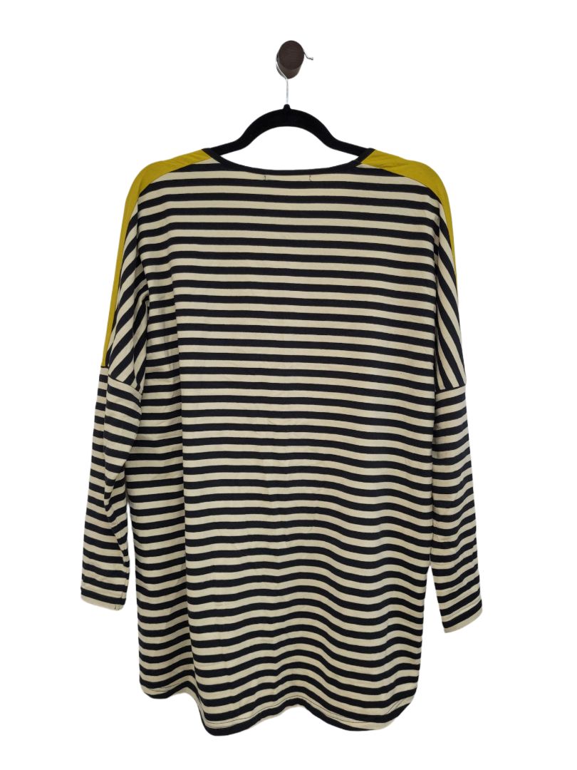 Yellow black white Deanne hobbs Long Sleeve Top, Xs