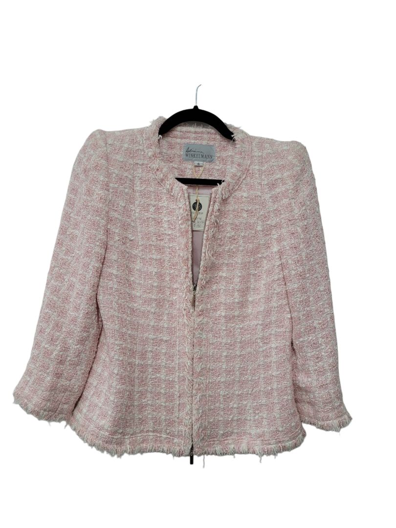 pink and white Adrienne Winklemann Blazer, 6