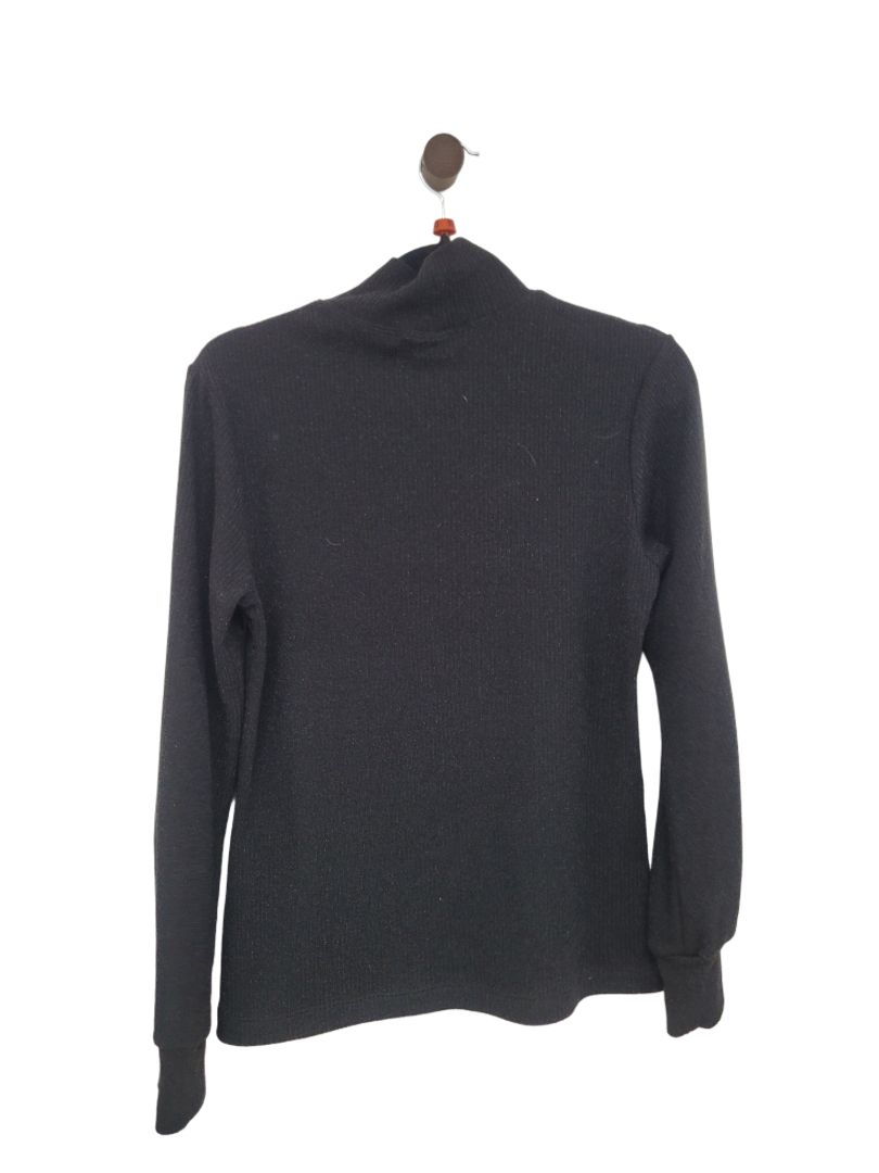 Black Repertoire Long Sleeve Top, 10