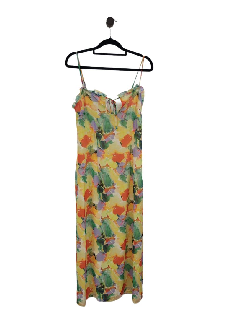 Yellow/green/red Charlie Holiday Dress, M