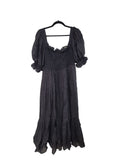 Black Karen Walker Cotton midi, 10
