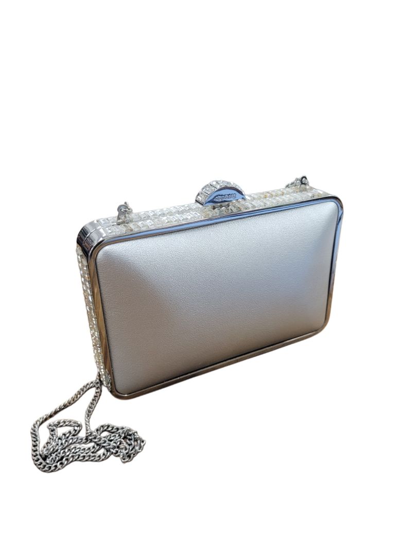 silver Olga burg Clutch
