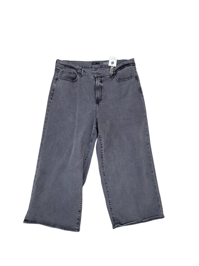 Grey Good American Palazzo crop, 18