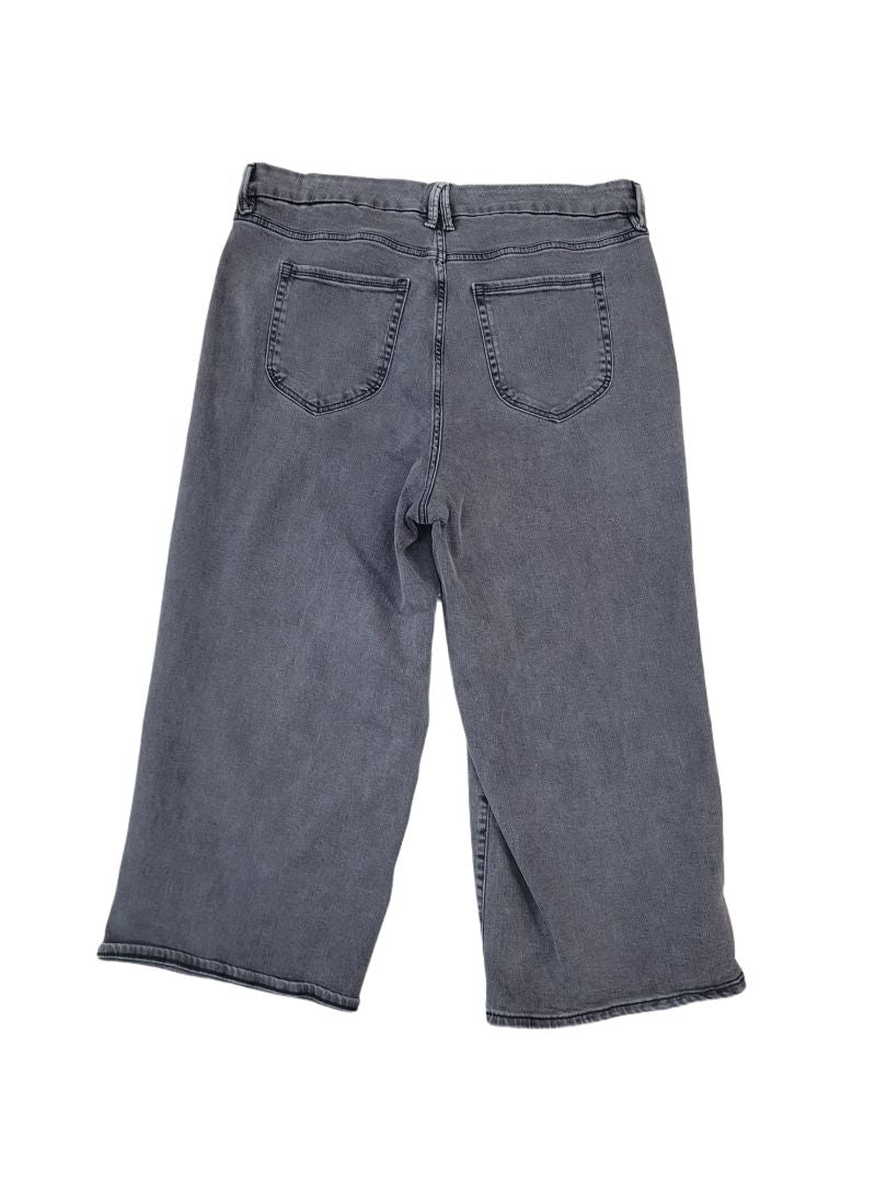 Grey Good American Palazzo crop, 18