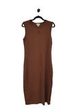Brown Calvin Klein Midi dress, L