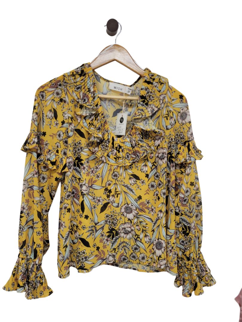 Yellow Wish Long Sleeve Top, 10