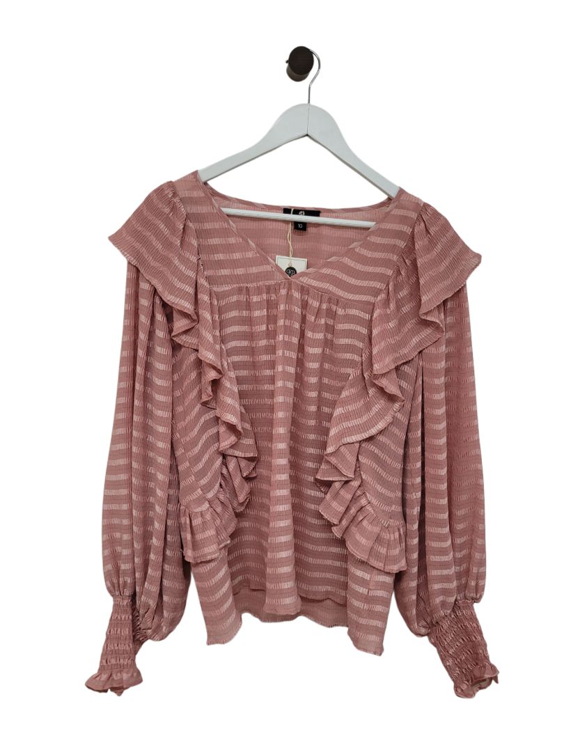 PInk Amaya Long Sleeve Top, 10
