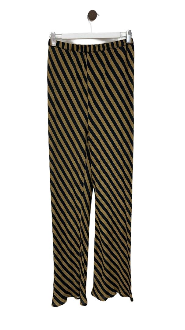 black/gold Dissh Pants, 12