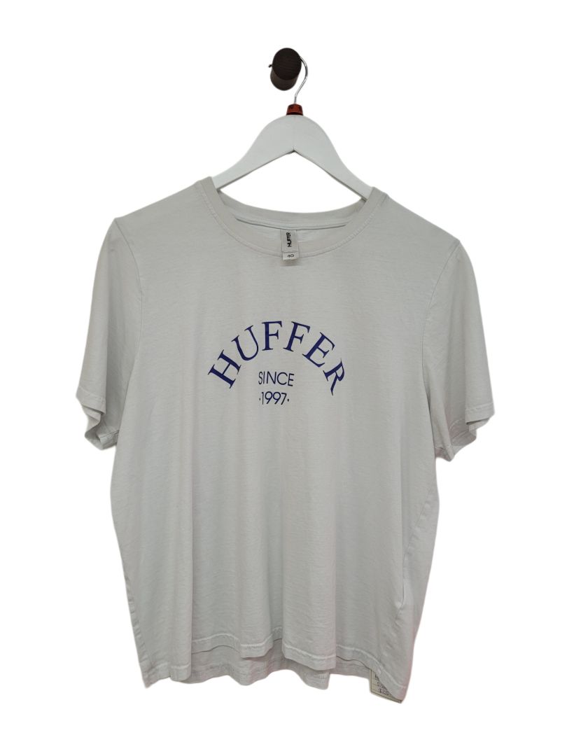 White and blue Huffer Short Sleeve Top, 10
