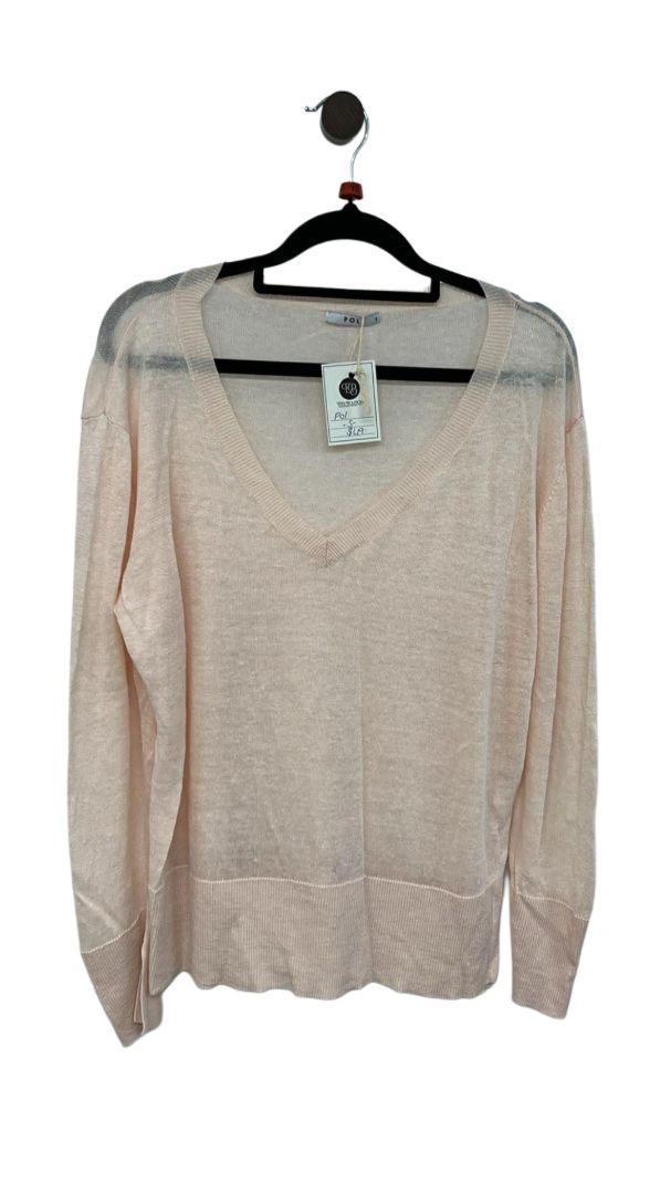 Pink POL Long Sleeve Top, S